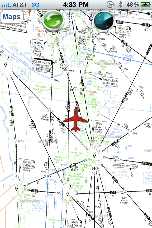 reading air navigation charts